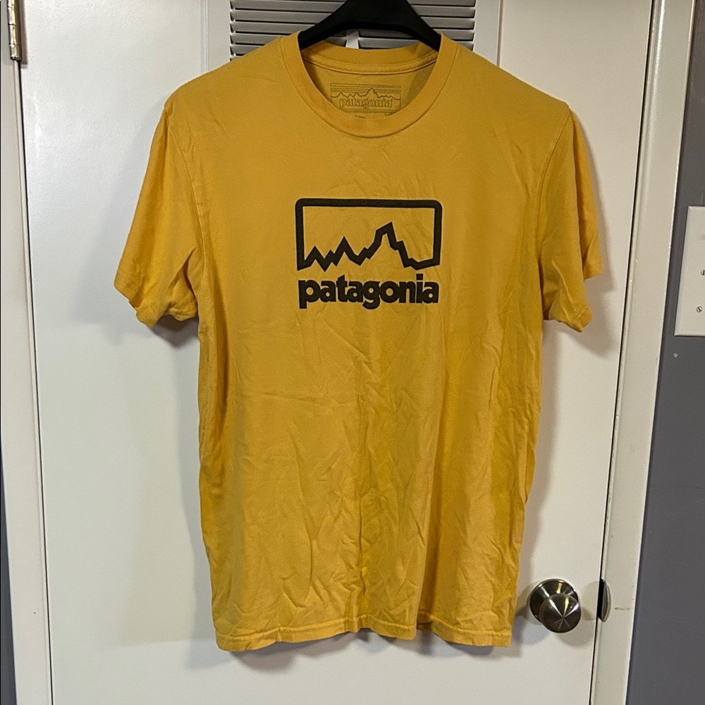 Patagonia Men's Mustard Short Sleeve Tee